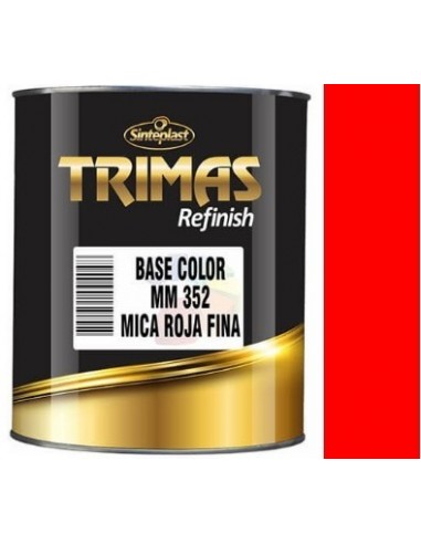 Pint Autom  Mm 352  Mica Rojo Fina               1  Lts  " Trimas "  Sist. Mm 300  Sinteplast