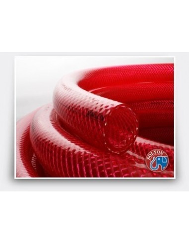 Manguera Alta  Presion   6 Mm  X 25 Mts       " Nylex " (roja) Agua - Aire