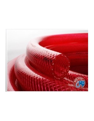 Manguera Alta  Presion  10 Mm  X 25 Mts      " Nylex " (roja) Agua - Aire