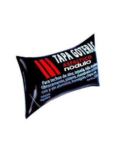 Tapagoteras  Asfaltico   Sachet  X  250grs. " Nodulo "