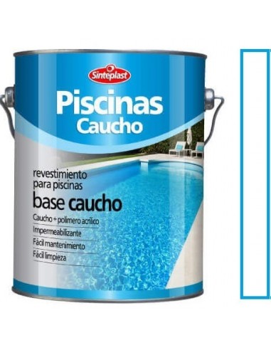 Piscina  " Sinteplast "    10 Lts   Blanco                  - Base Caucho - Solvente 