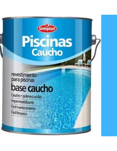 Piscina  " Sinteplast "    10 Lts  Azul Profundo   - Base Caucho - Solvente