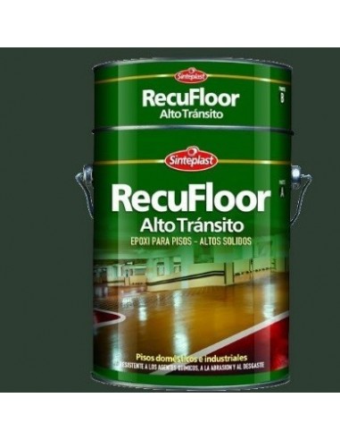 Epoxi  Esmalte  Para  Pisos  Alto Transito   Verde Ingles    4 Lts    " Recufloor "    Sinteplast