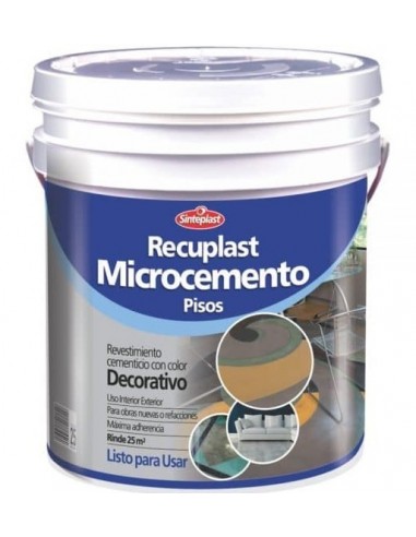 Microcemento   Base Gruesa  25 Kg        " Recuplast - Sinteplast "