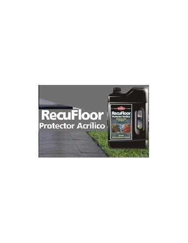 Pisos  Protector  Acrilico  Negro                     1 Lts     " Recufloor "    " Sinteplast "