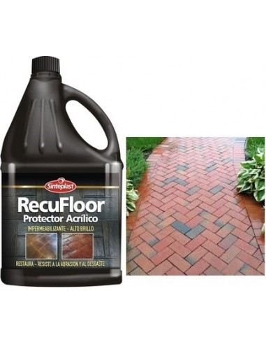 Pisos  Protector  Acrilico  Negro                     5 Lts     " Recufloor "    " Sinteplast "