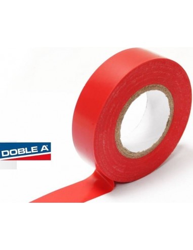 Cinta  Aisladora      10  Mts.    Rojo       " Doble A  " * Fita Isolante