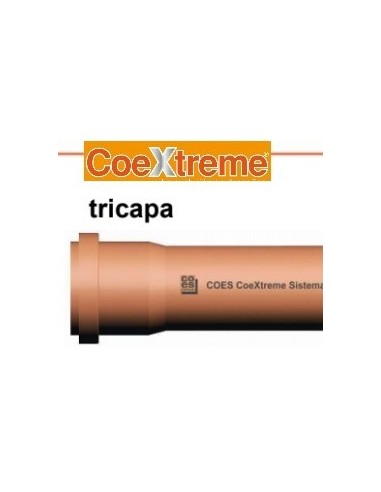 Tubo  Cloacal  Y  Pluvial  ø  40 Mm    *  0.25  Mts   " Coextreme "