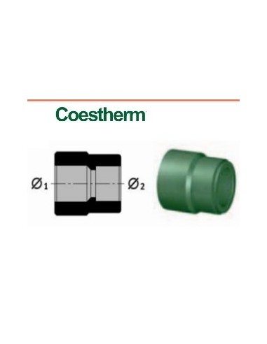 Buje Fusion   Reduccion   ø 32  *  20          " Coestherm "