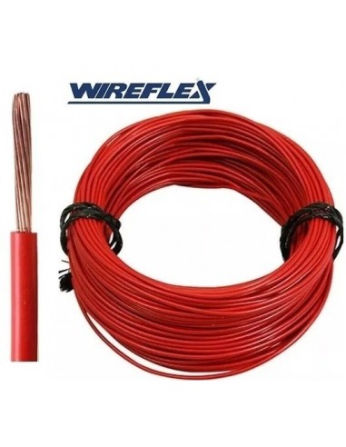 Cable  Unipolar  * Bobina  Precio * Mts   1 *  1,5 Mm  Rojo    " Wireflex "  (*bobina *900mts)cert * Ignifugo 100% Cobre