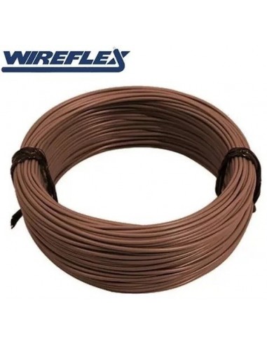 Cable  Unipolar  * Bobina  Precio * Mts   1 *  2,5 Mm  Marron    " Wireflex "  (*bobina *500mts)cert * Ignifugo 100% Cobre