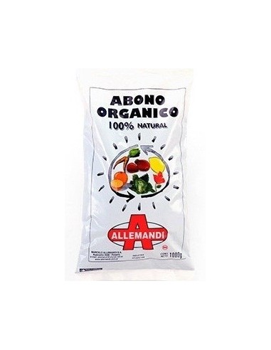 Abono  Organico   100%  Natural    1 Kgr.   " Allemandi "  