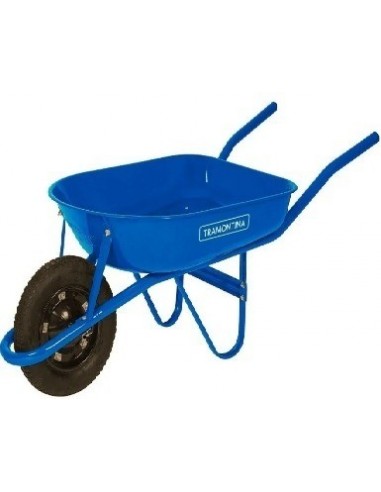 Carretilla     Plastica      50 Lts    " Tramontina "   Rueda  Neumatica   Iva10,5%     Azul