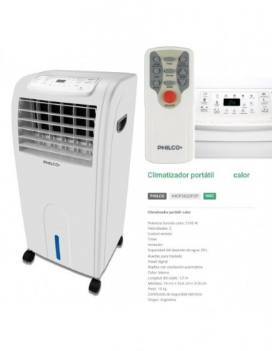 Estufa  Climatizador    Portatil  * Philco 