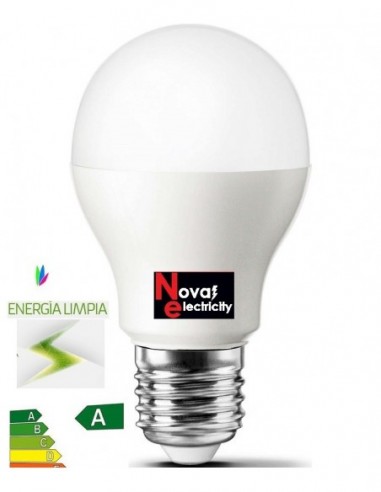 Lampara  Bulb De Led    7 W     60 W    T/ Foco  Fria  " Nova "  6500 K 50.000 Hs.  *iva10,5%  