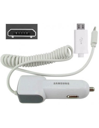 Cargador    Para   Celular    12 V   Samsung +  Usb  - Para Samsung Viejos Y Motorola