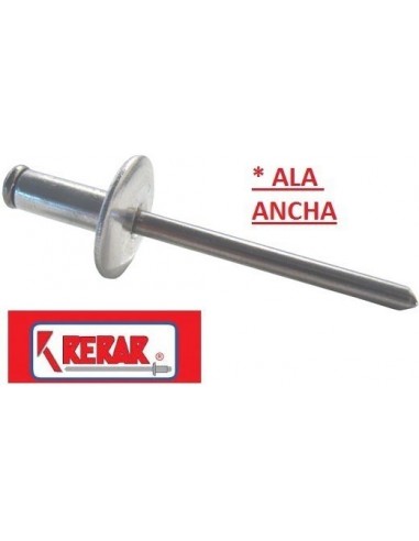 Remaches    Rapidos   Ala  Ancha     5     X  20 Mm  X   500 Un    " Rerar "  Ind. Arg