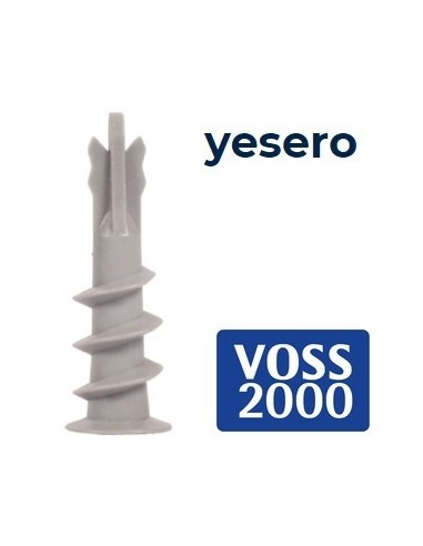 Tarugo    P/  " Placas  De  Yeso   Autoperforante "   *  250  Unid  * Voss2000 Nylon Poliamida 