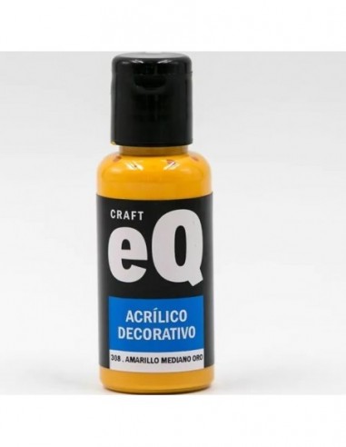 Pintura   Acrilica     Amarillo   Oro Mediano  (im)  (308)  50cc   -    * Eq