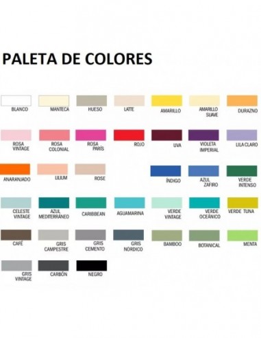 Pintura   A  La  Tiza     Paleta De Colores    * Eq      -   * Solo Info