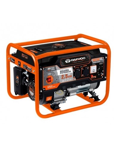 Grupo  Electrogeno  " Daewoo "  2500v      2500 W     6,5hp  4t   220vca-12vcc (iva10,5%) Arr.manua