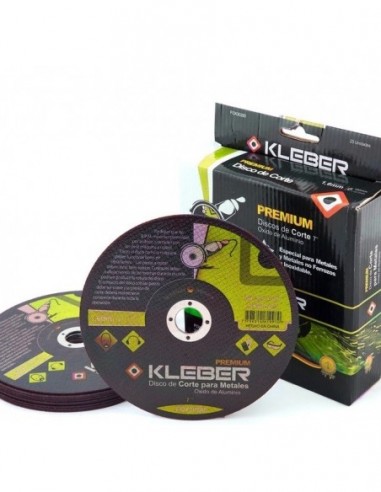 Discos De Corte   " Kleber  -  * Metal "   Fino  7"     *   1,6 Mm  C/p 