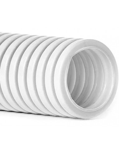 Caño    Corrugado  *  Blanco     7/8 " 22 Mm-  Rollo   * 25 Mts             * Idt