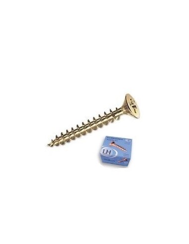 Tornillo  " Fix  -  Mitto "    4      X    20  ( 2,8 Mm)  Dorado   Caja  500   Unid    P/ Madera 