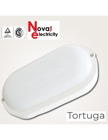 Tortuga   Lampara  De Led   12 W  110 W    Fria  " Nova "  Rectangular