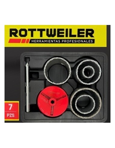 Broca    De   Tungsteno       Jgo Kit  7    Piezas   Base + Eje + Brocas 33.53.67.73 Y 83  * Rottweiler